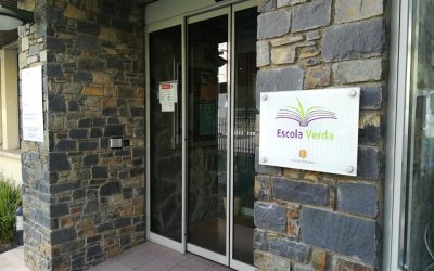 Pose de la plaque « Ecole Verte » au LCF