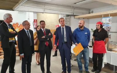 Inauguration de l&rsquo;atelier rénové de la SEGPA