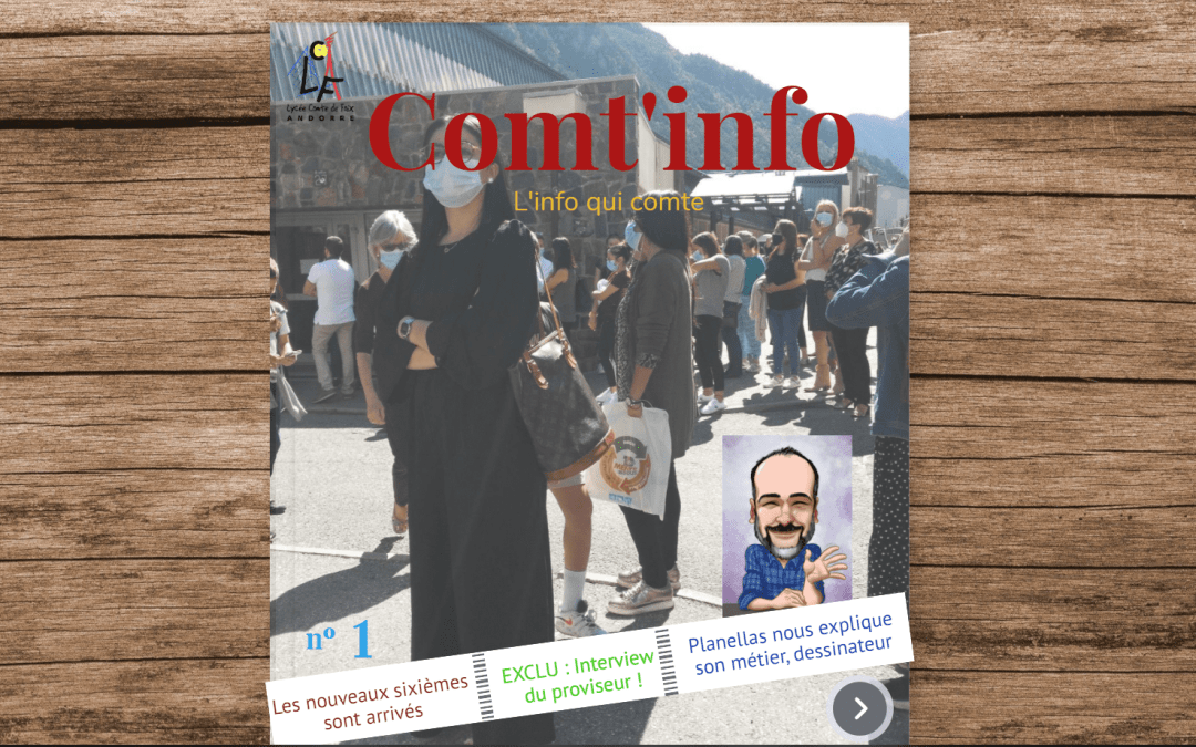 Comt&rsquo;info ! Journal scolaire réalisé par les élèves, pour les élèves ! #1